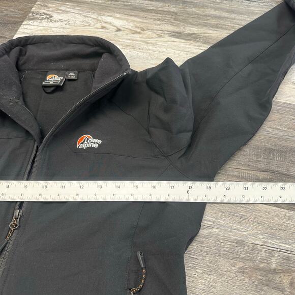 Lowe Alpine Black Womens M Soft Shell Zip‎ Pockets Fleece Lined Jacket Gorpcore - Picture 5 of 8
